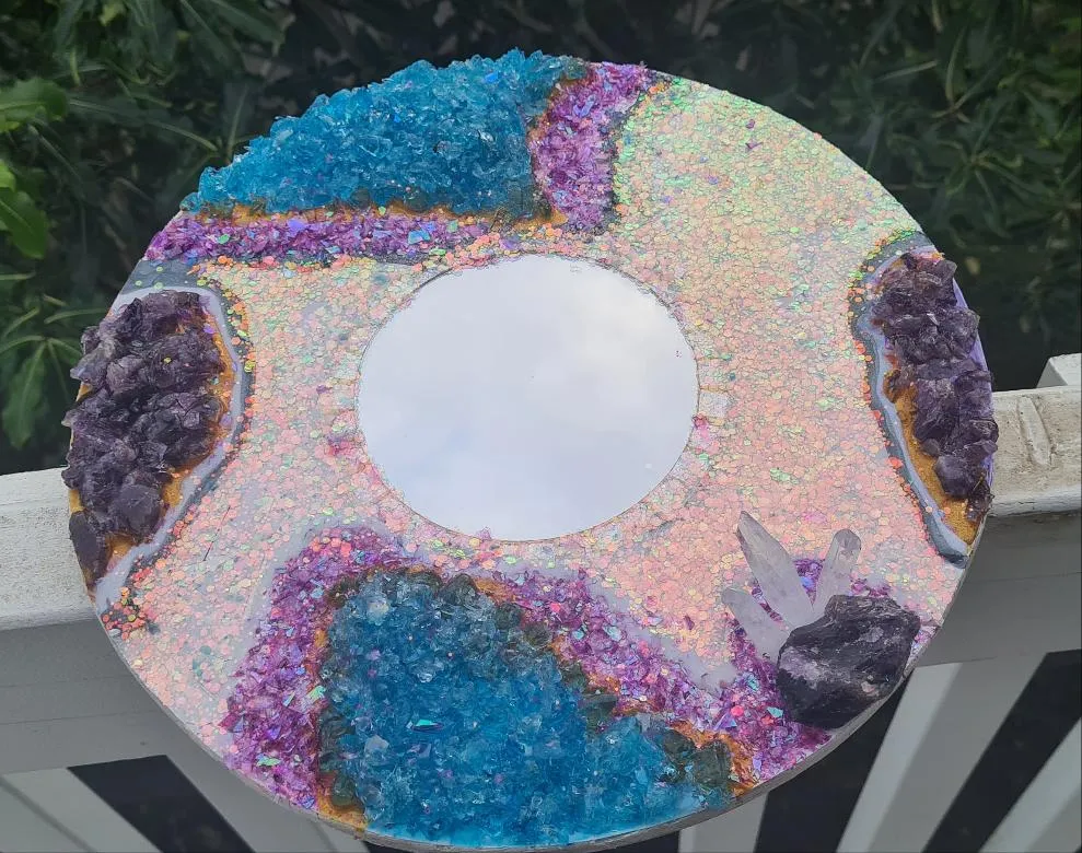 1 of a kind GEODE MIRROR-made by me