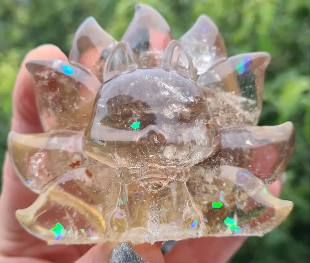 9 TAIL FOX FIGURINES-made by me