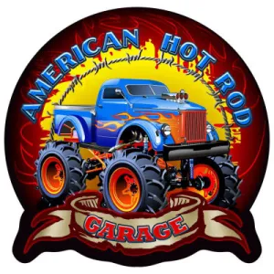 AMERICAN HOT ROD METAL ART SIGNS