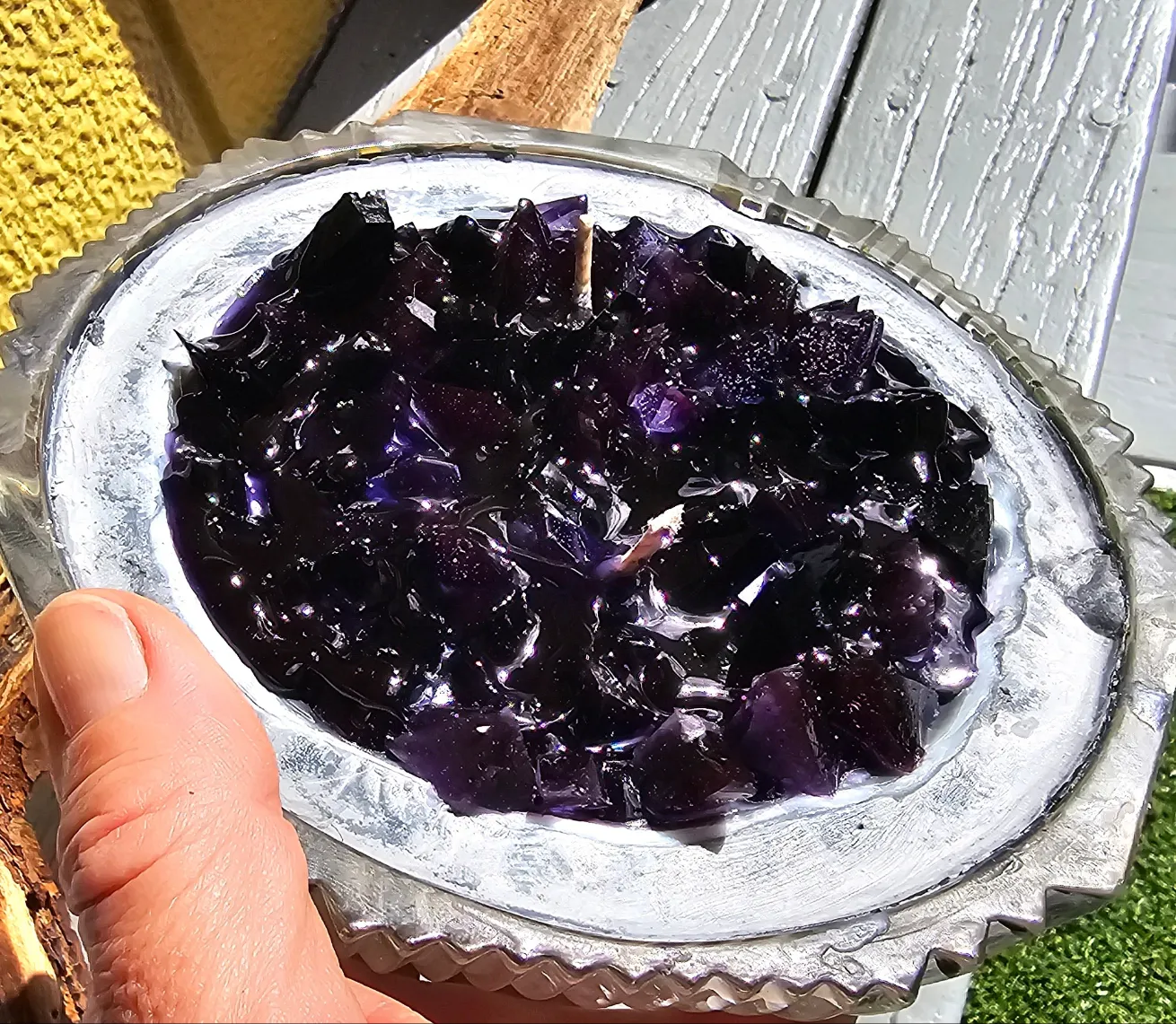 AMETHYST GEODE CANDLE