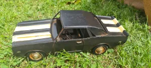 BLACK CAMARO METAL HOT ROD