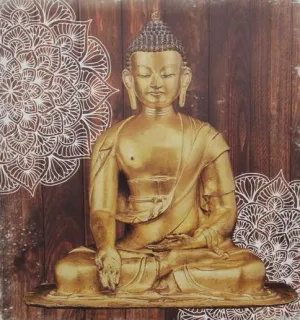 BUDDHA MANDALA CANVAS PRINT