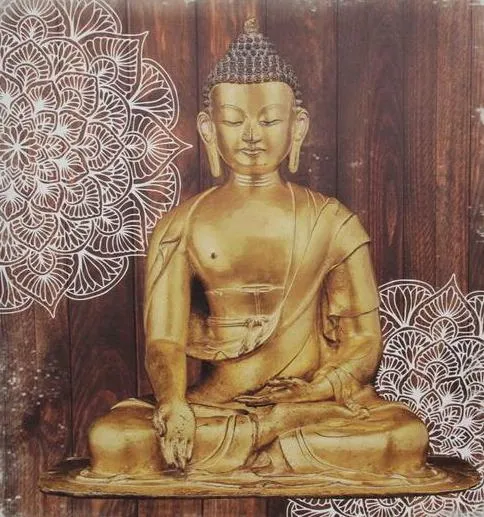 BUDDHA MANDALA CANVAS PRINT