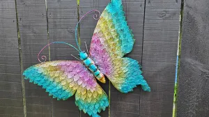 BUTTERFLY 3D METAL WALL ART