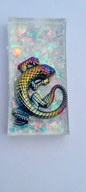 CAMELION GHEKO PENDANT(rectangle)made by me