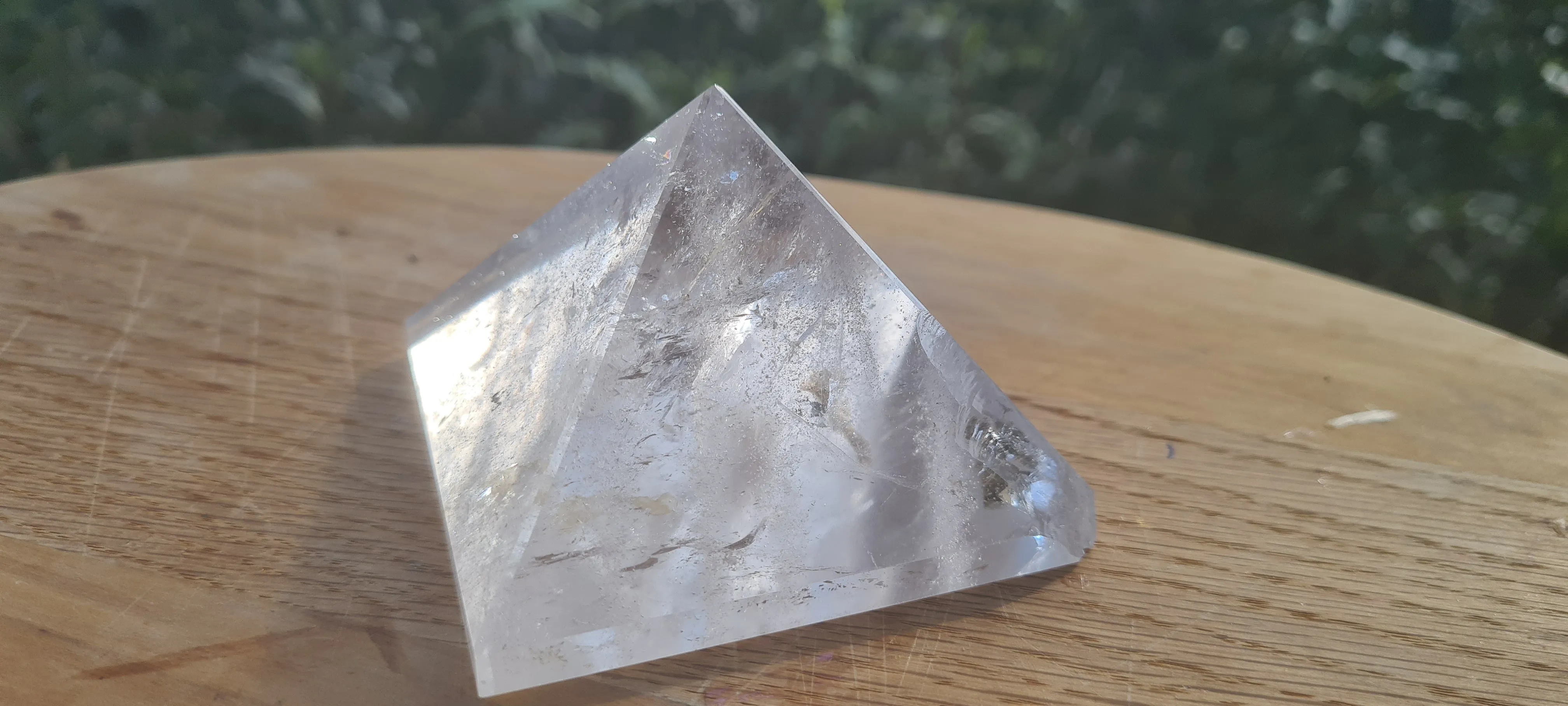 CLEAR QUARTZ PYRAMID