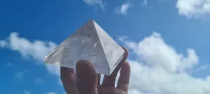 CLEAR QUARTZ PYRAMID