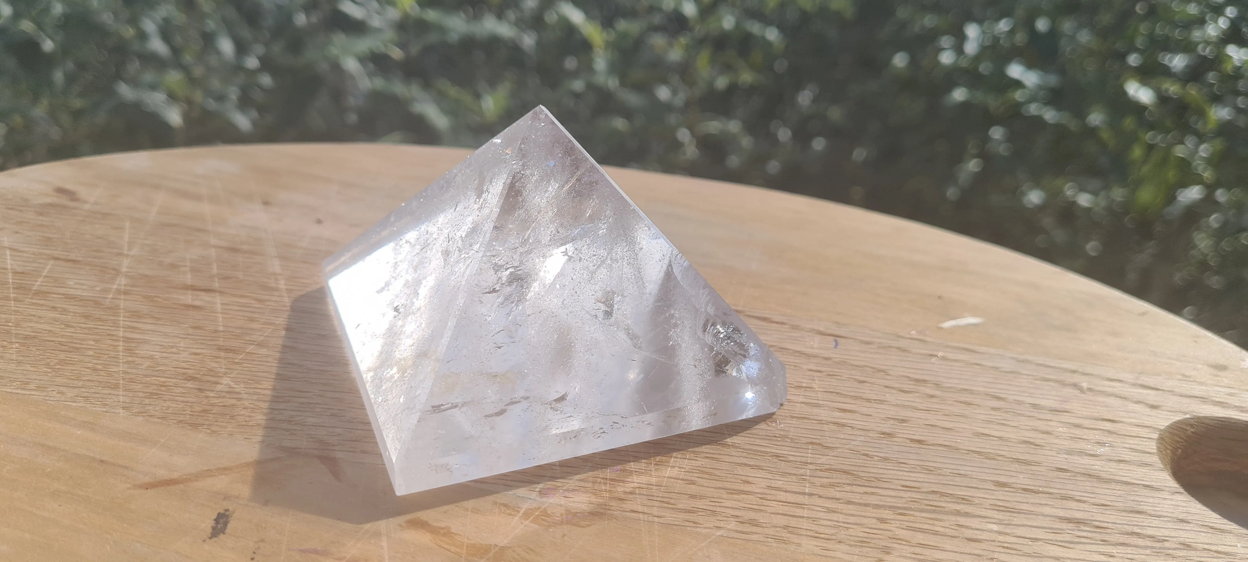 CLEAR QUARTZ PYRAMID