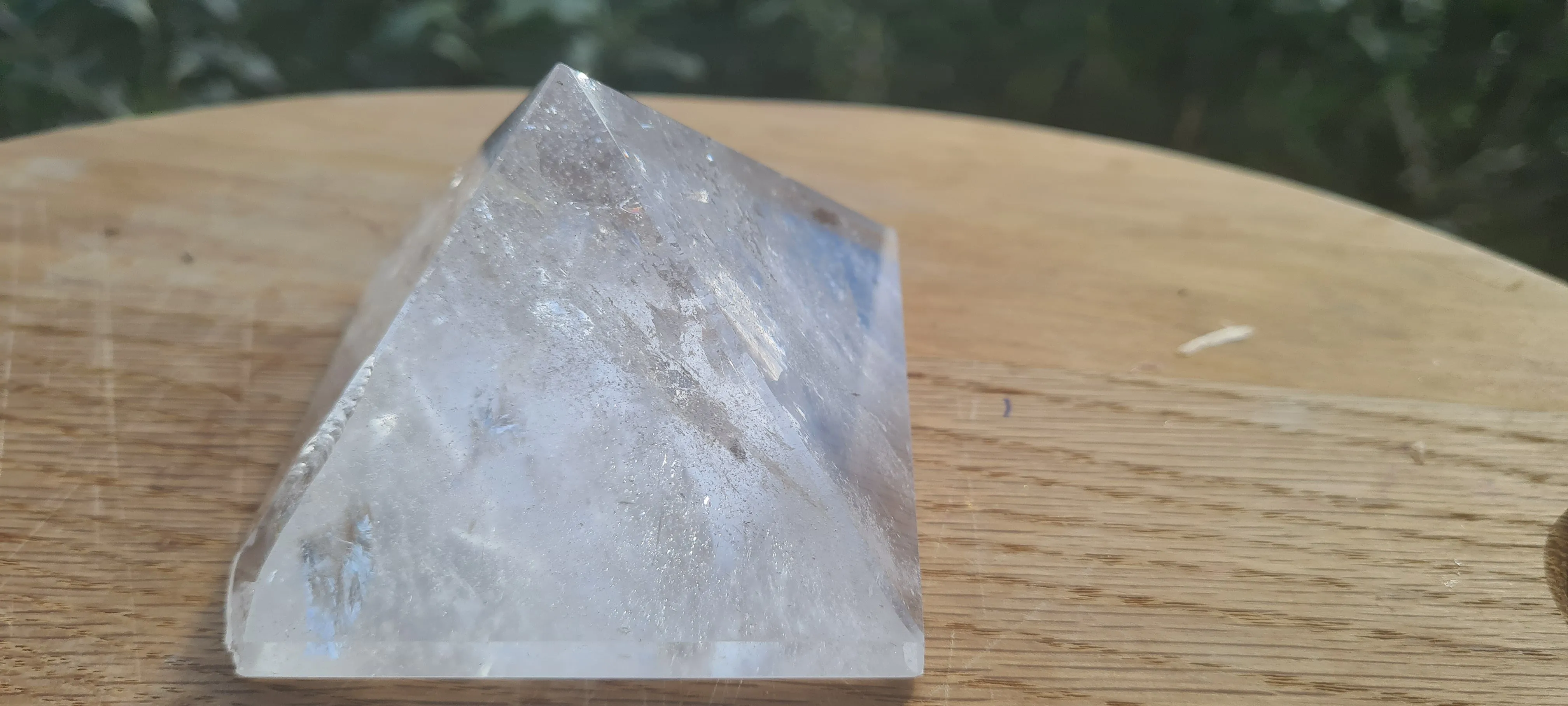 CLEAR QUARTZ PYRAMID