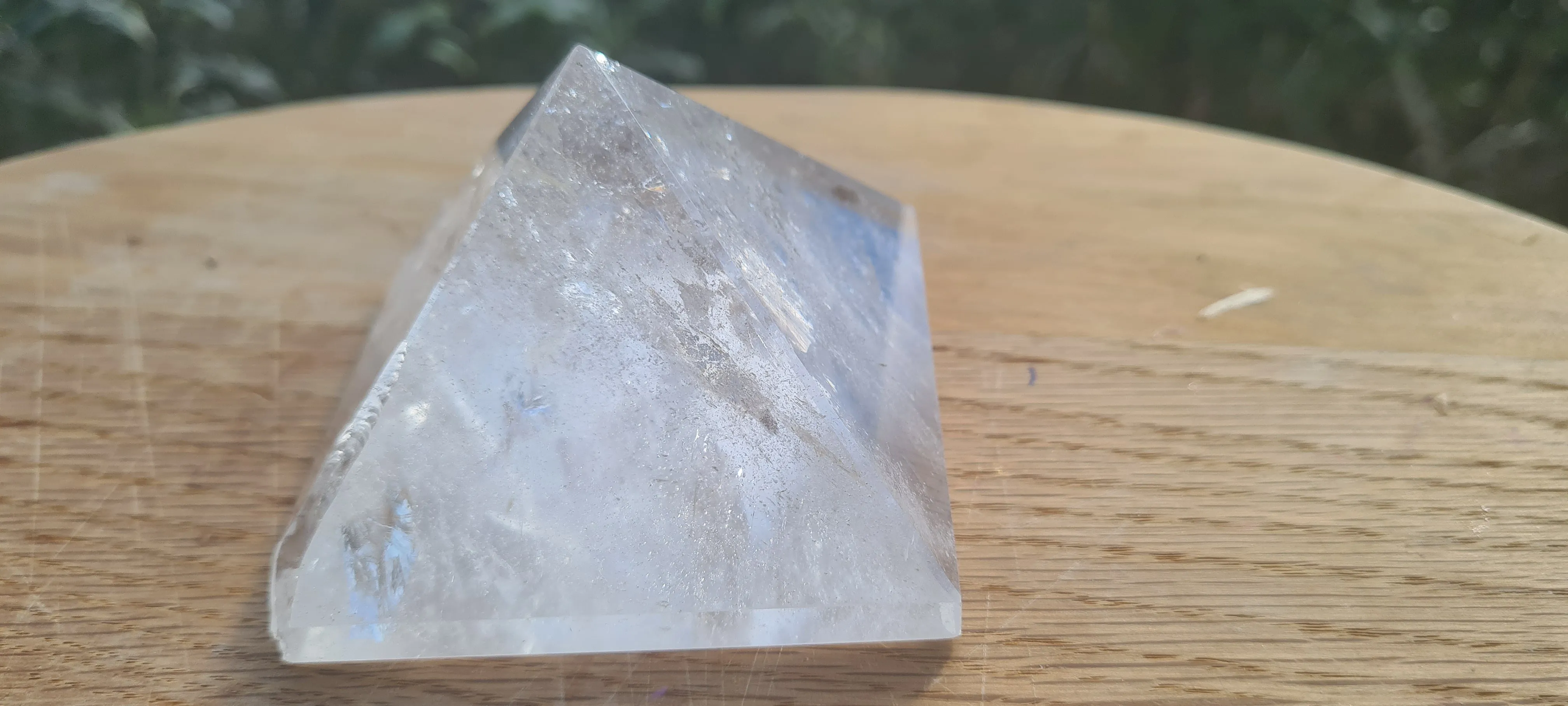 CLEAR QUARTZ PYRAMID