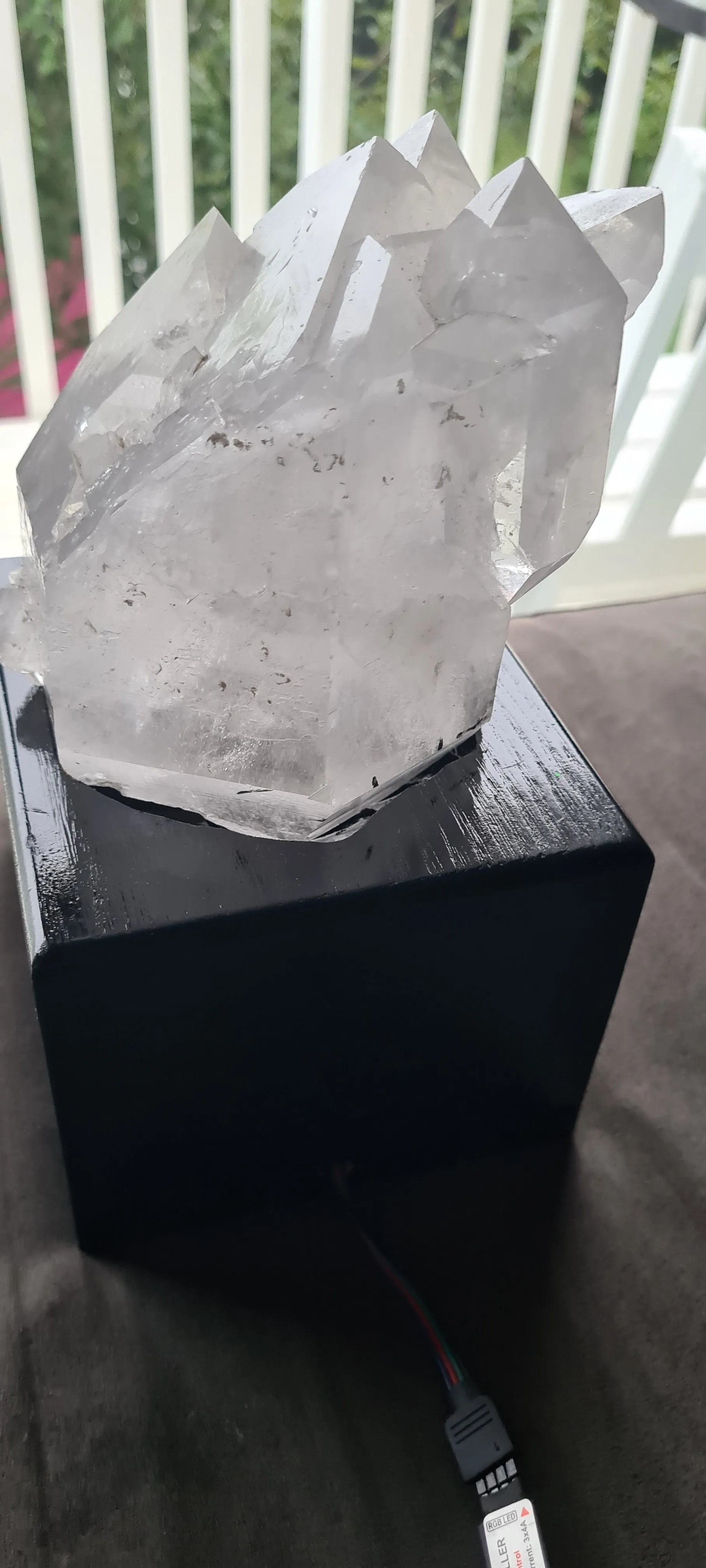 Clearance sale💥CLEAR QUARTZ CLUSTER LAMP
