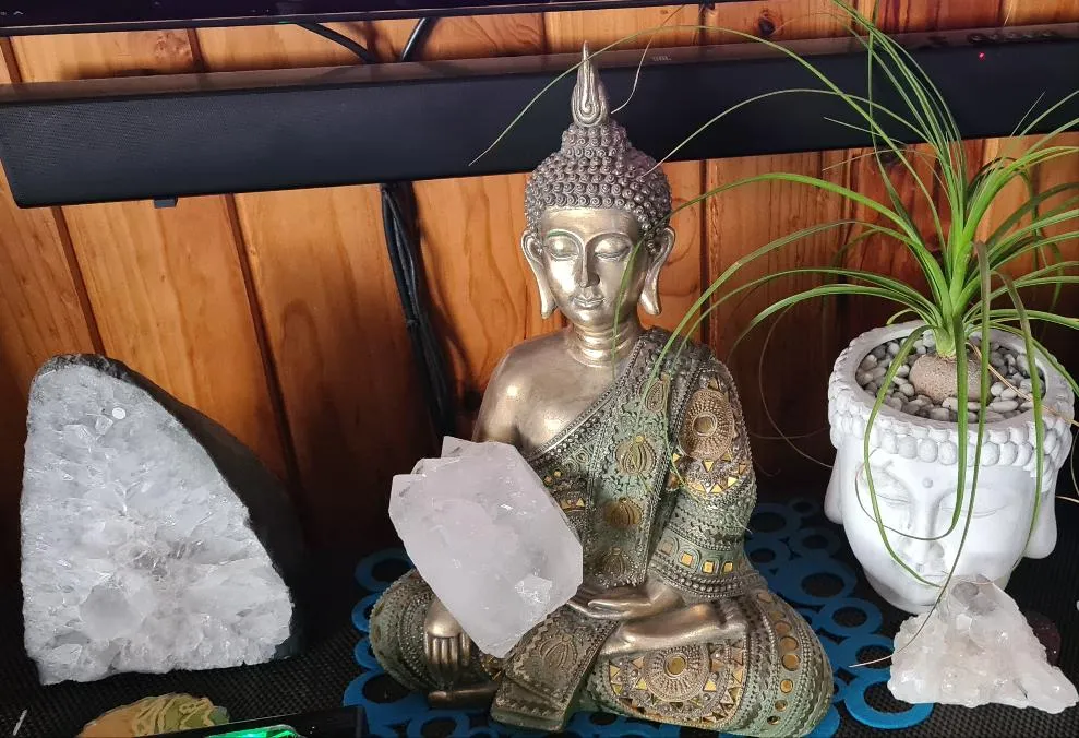 Clearance sale💥CLEAR QUARTZ CLUSTER LAMP