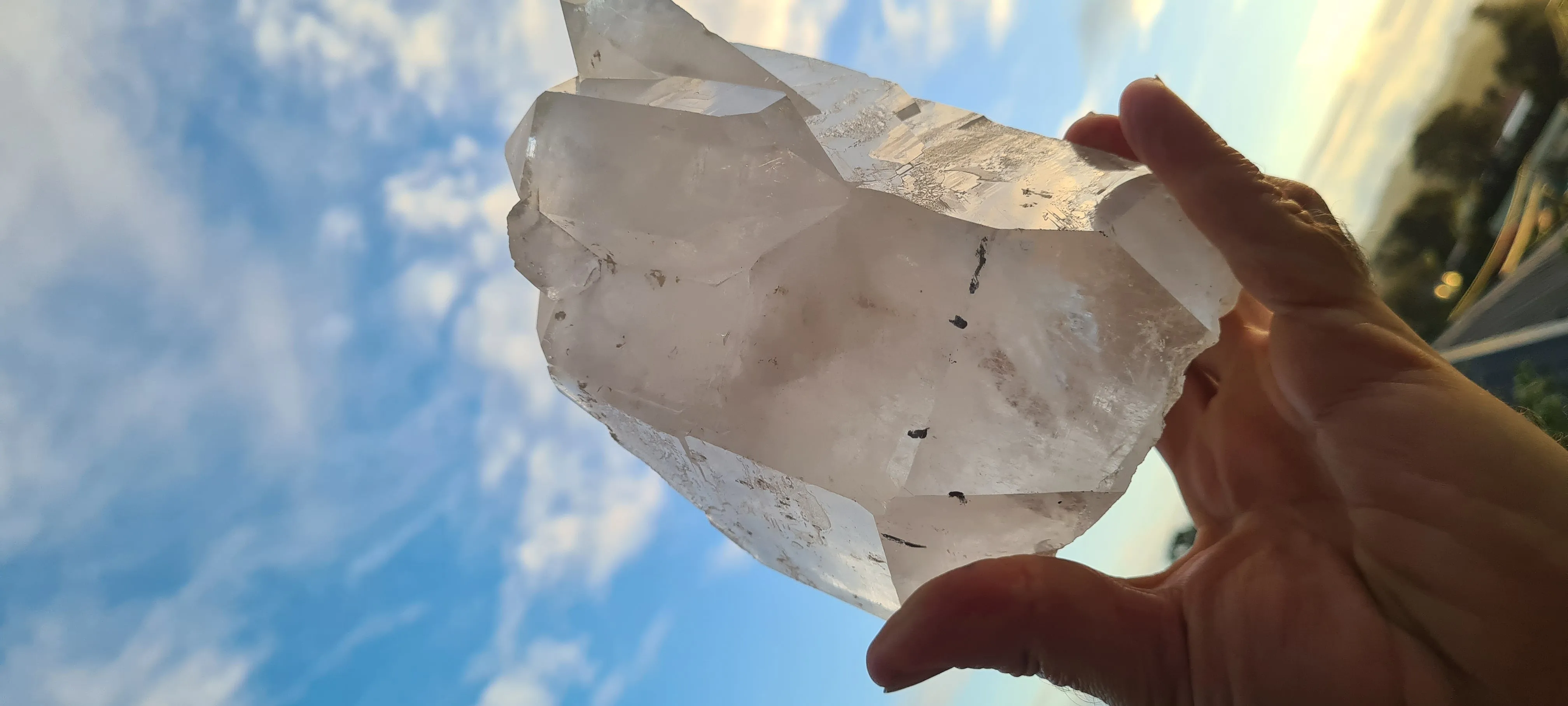 Clearance sale💥CLEAR QUARTZ CLUSTER LAMP