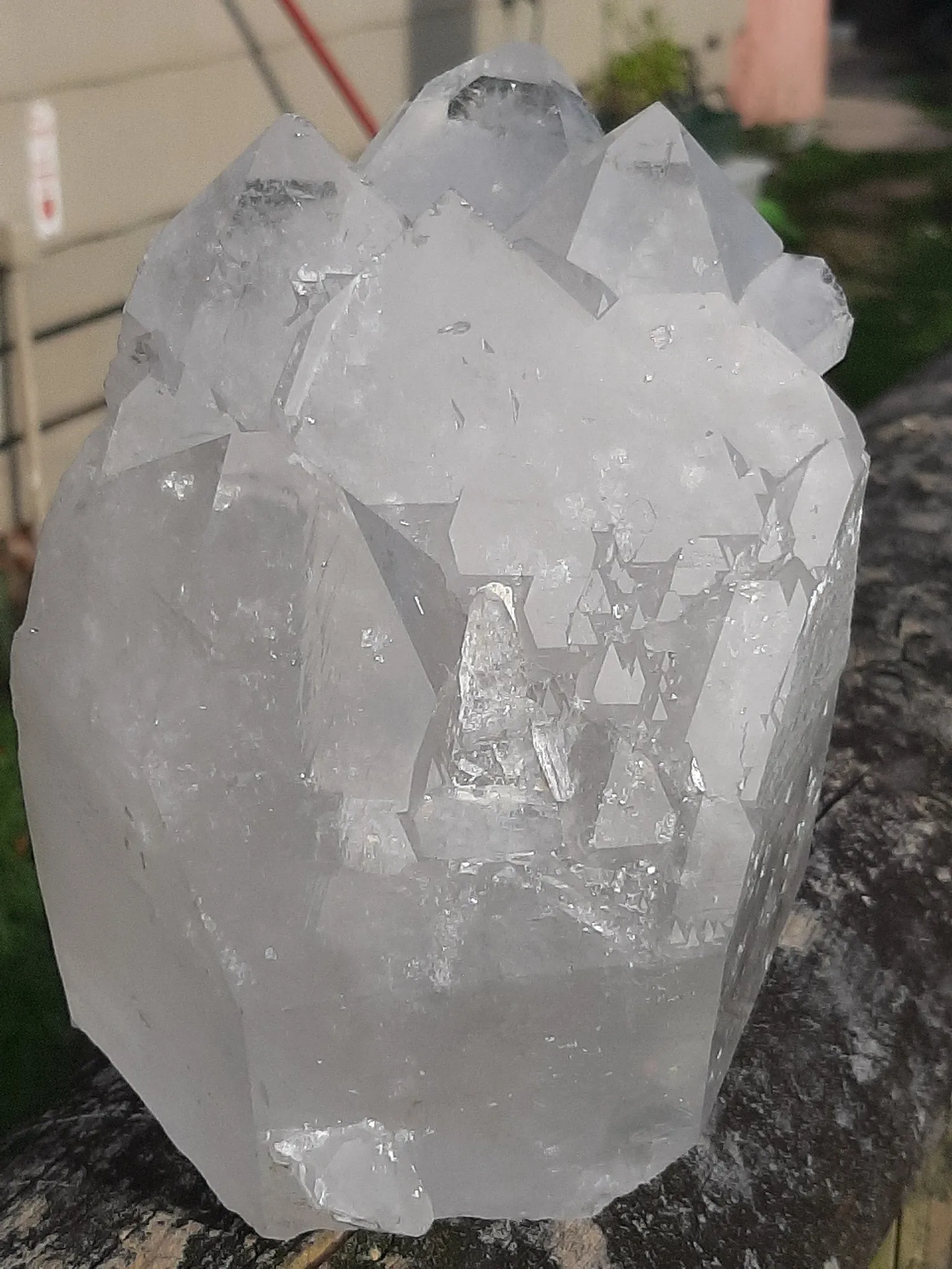 Clearance sale💥CLEAR QUARTZ CLUSTER LAMP