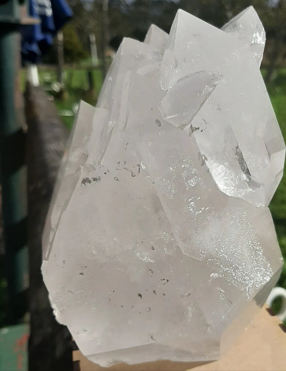 Clearance sale💥CLEAR QUARTZ CLUSTER LAMP