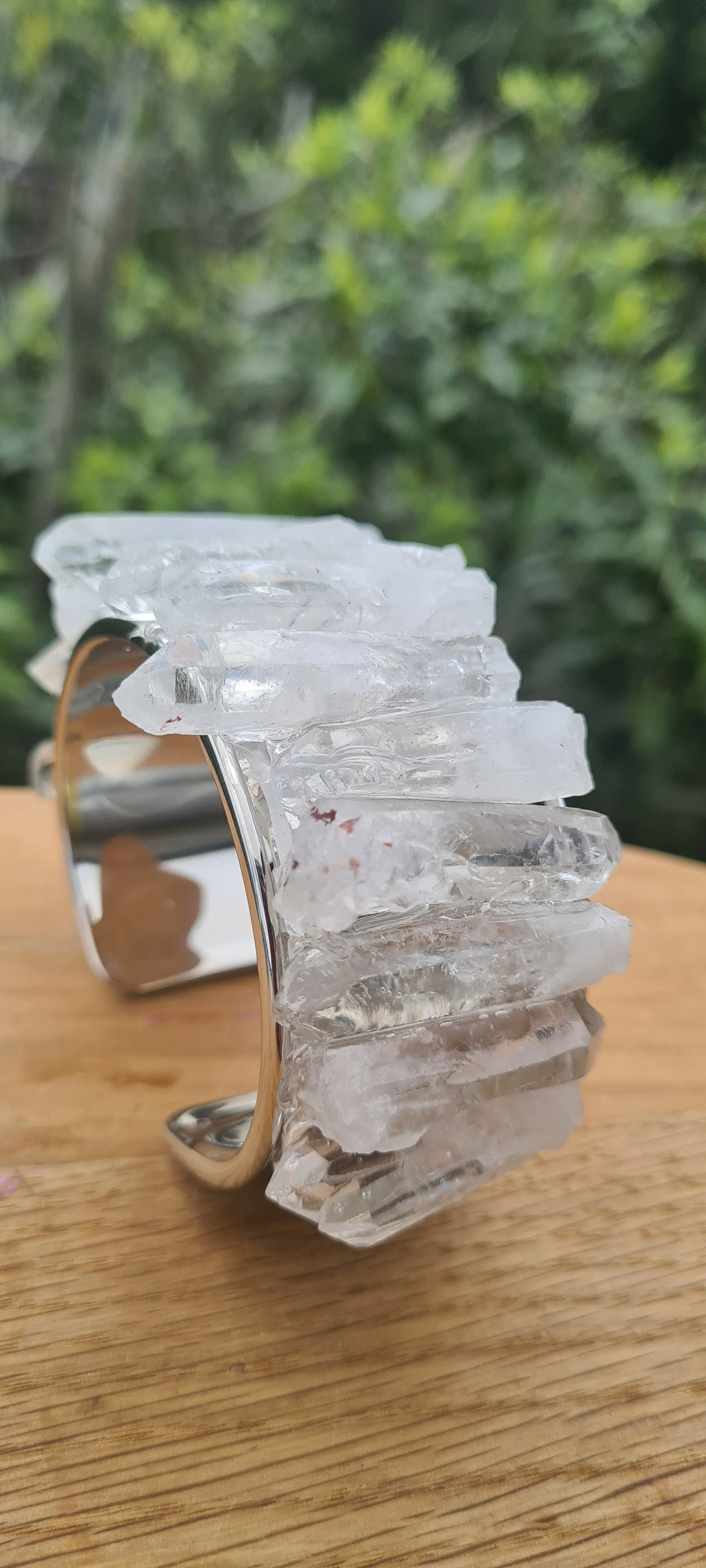 CRYSTAL CUFF BRACELETS-made by me
