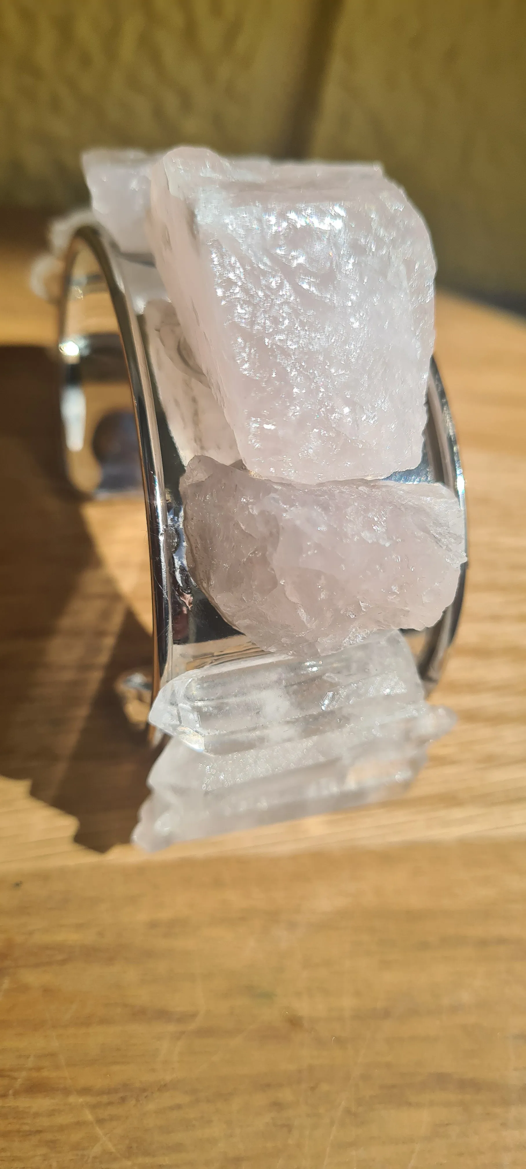 CRYSTAL CUFF BRACELETS-made by me
