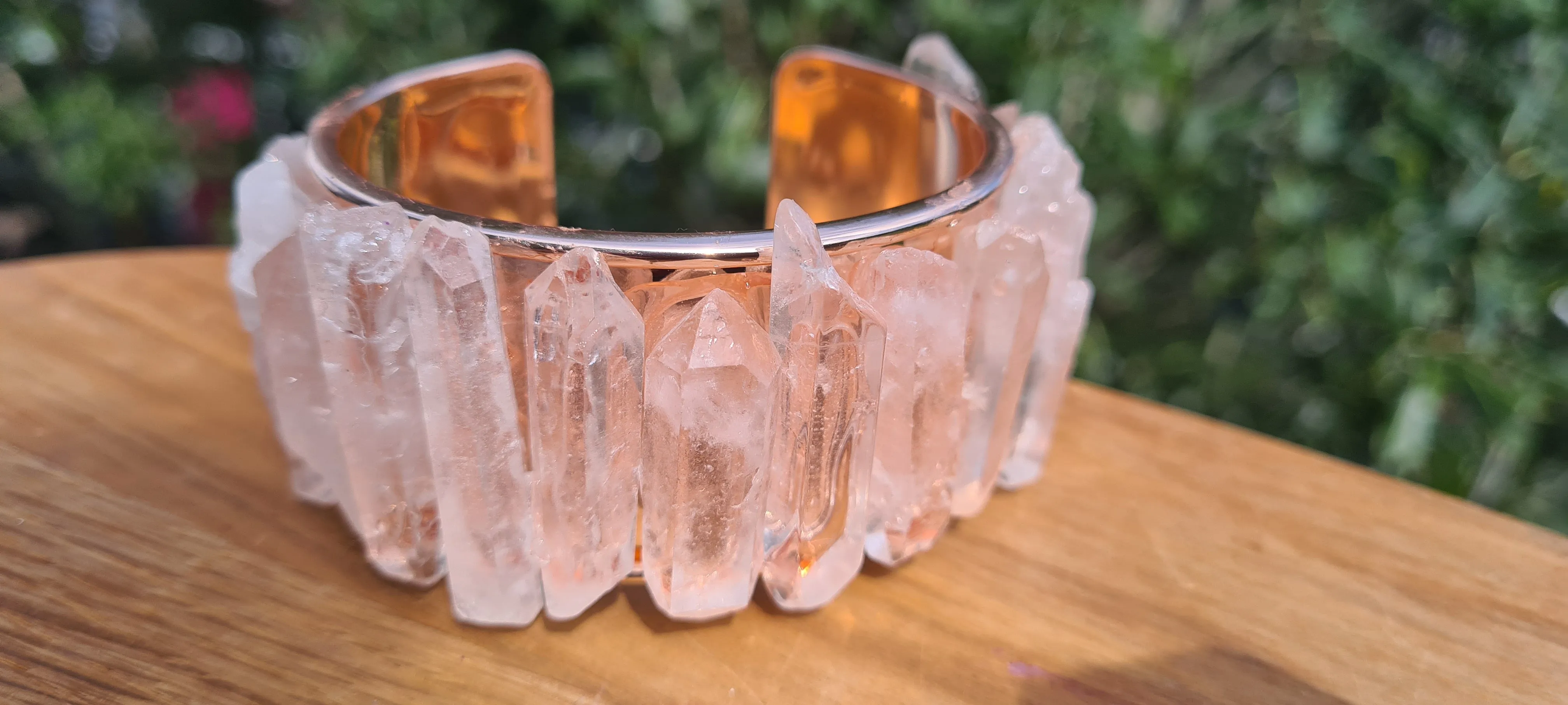 CRYSTAL CUFF BRACELETS-made by me