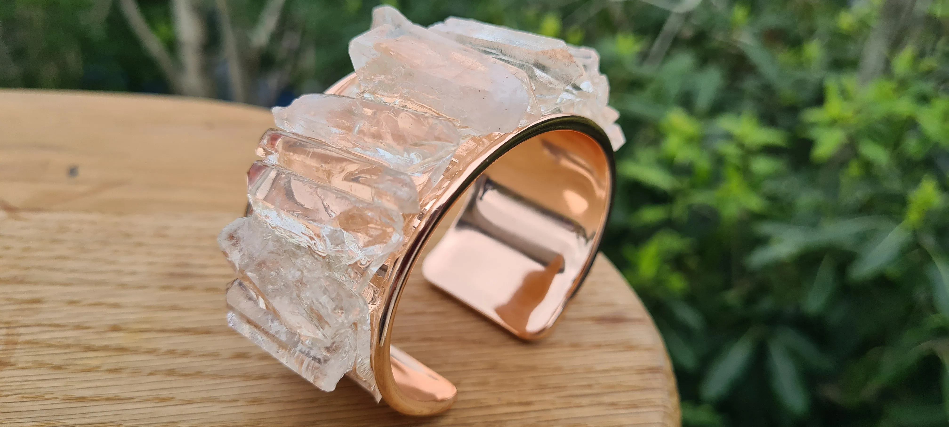 CRYSTAL CUFF BRACELETS-made by me