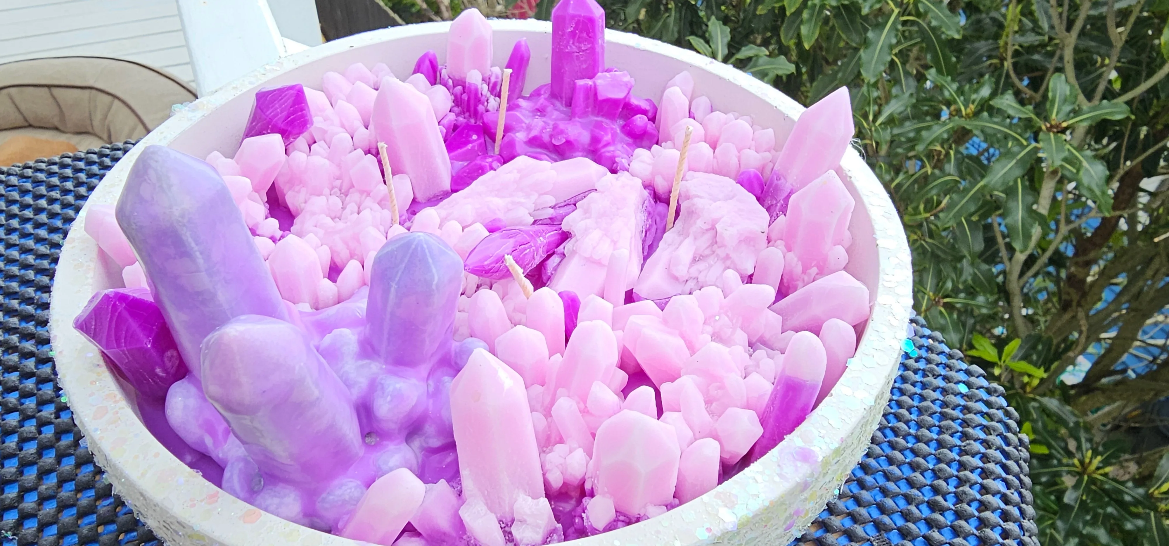 CRYSTAL HANDMADE CANDLE