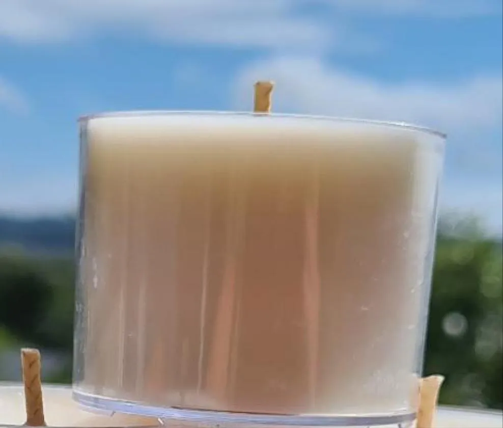 CRYSTAL HEART TEA LIGHT CANDLE HOLDERS-Made by me