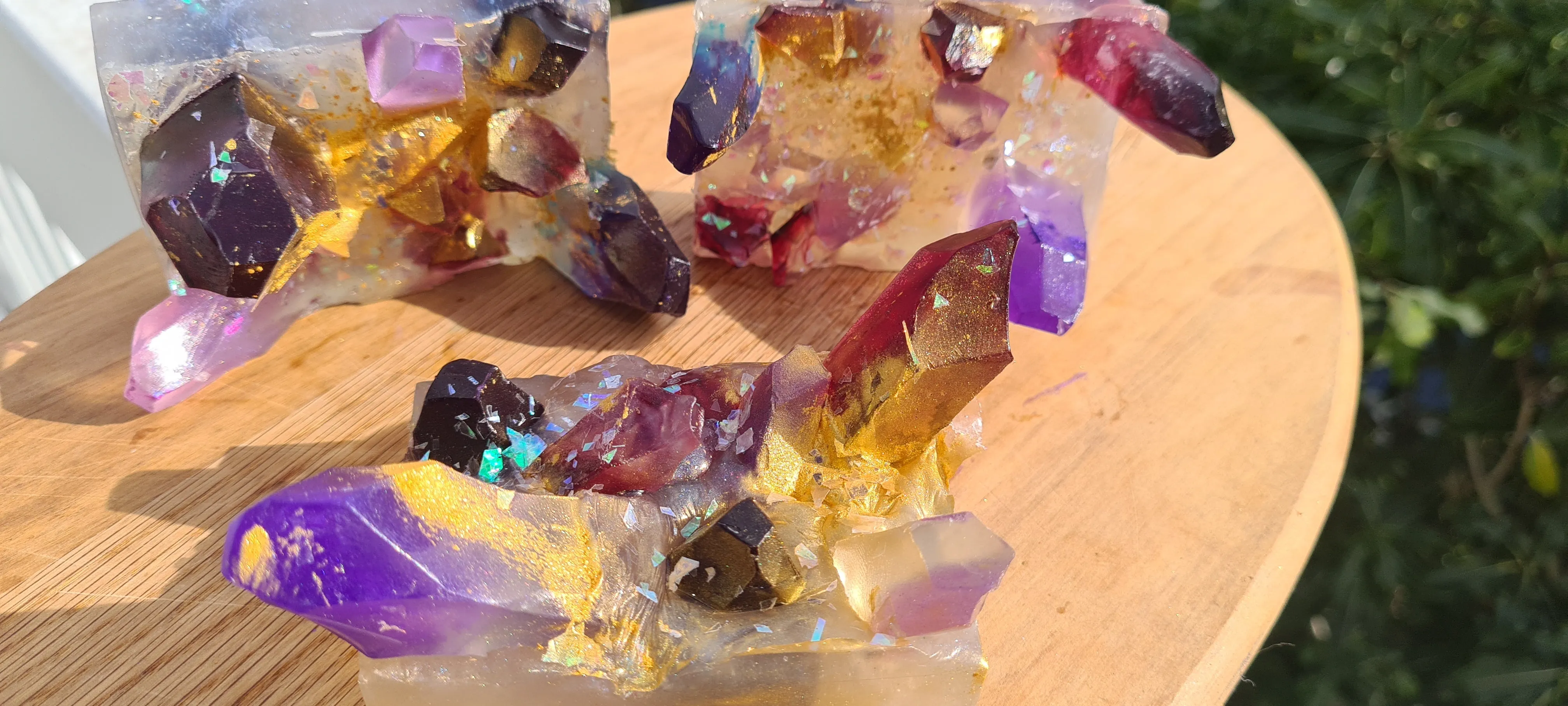 CRYSTAL INSPIRED SOAP-made by me