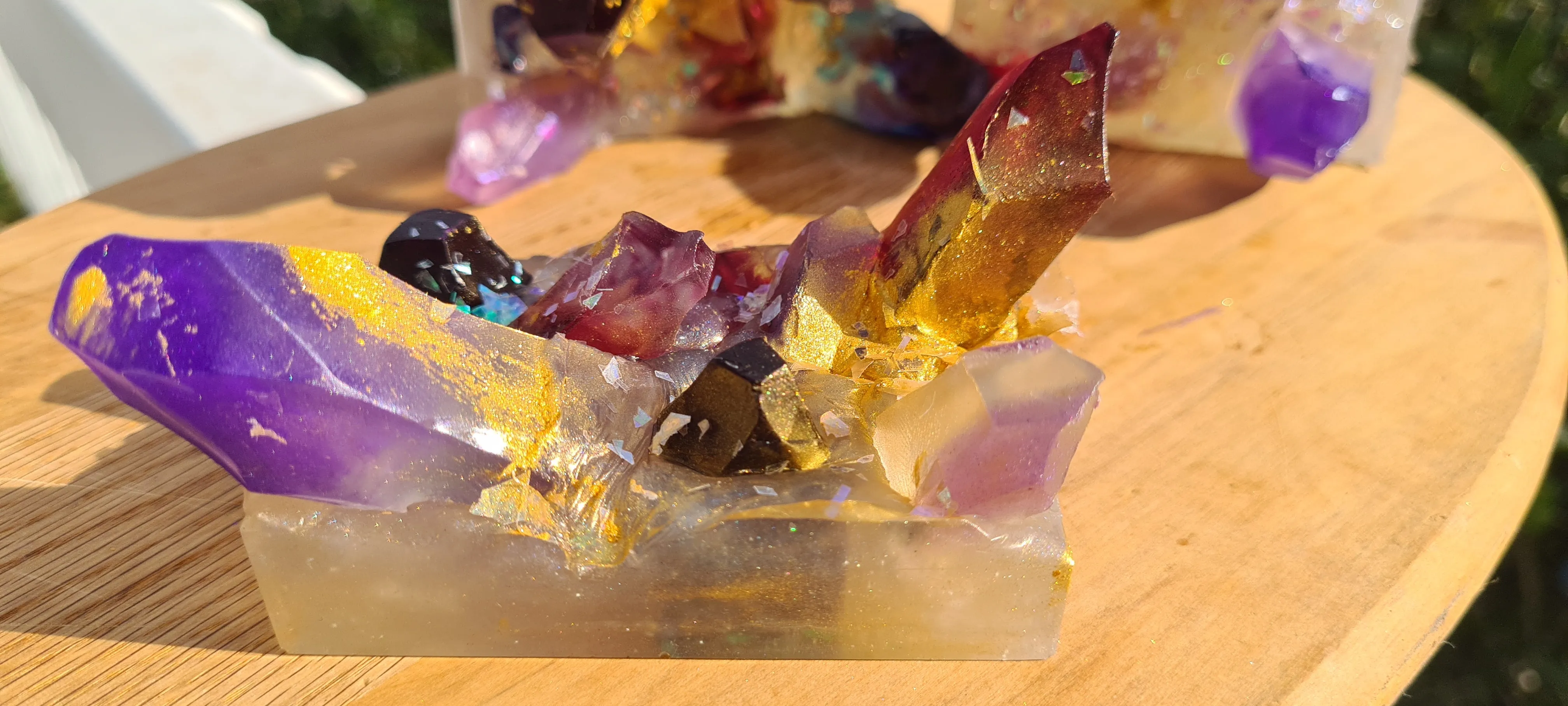 CRYSTAL INSPIRED SOAP-made by me