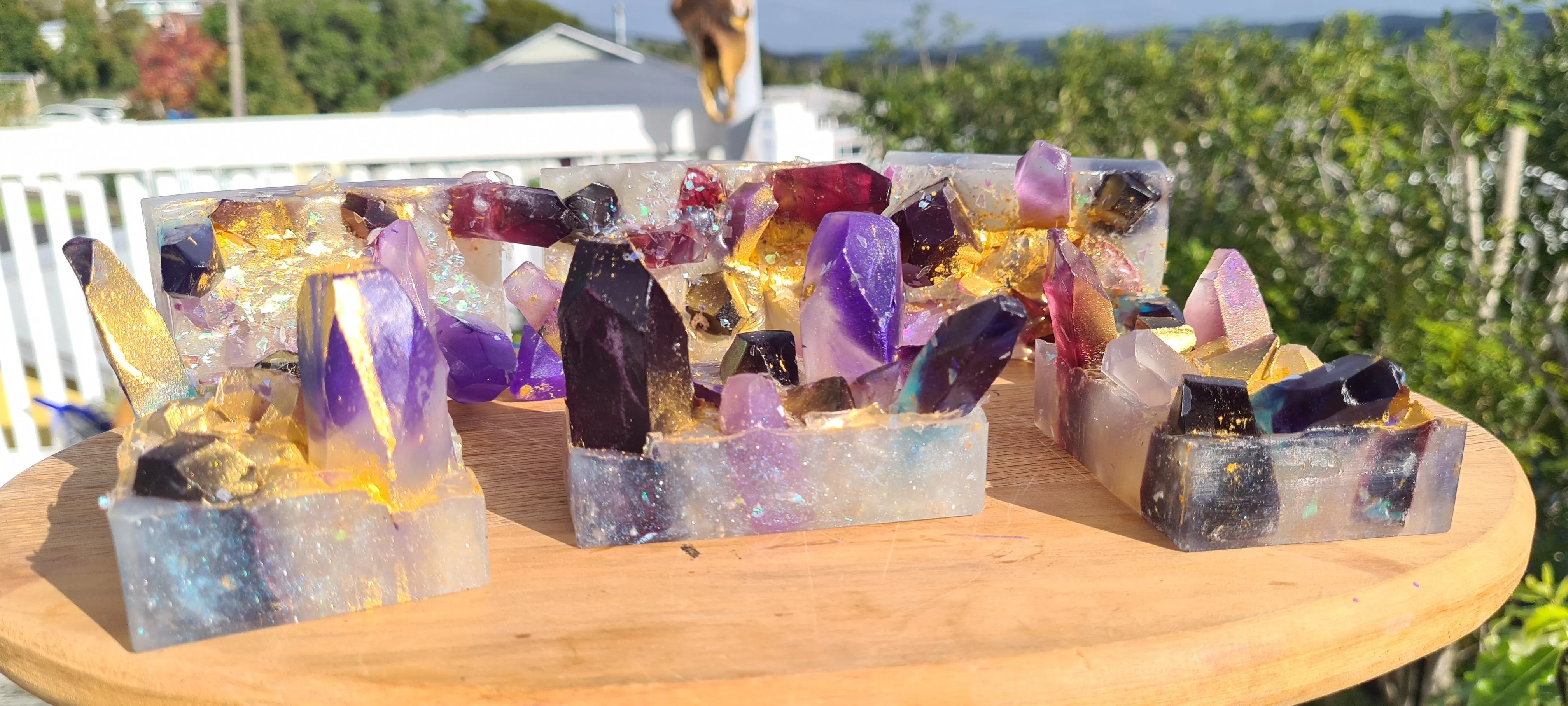 CRYSTAL INSPIRED SOAP-made by me