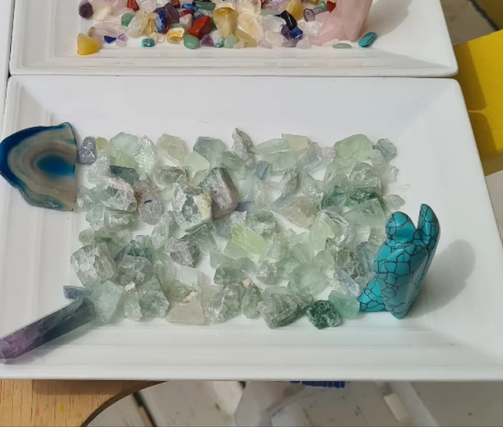 CRYSTAL SOAP DISHES