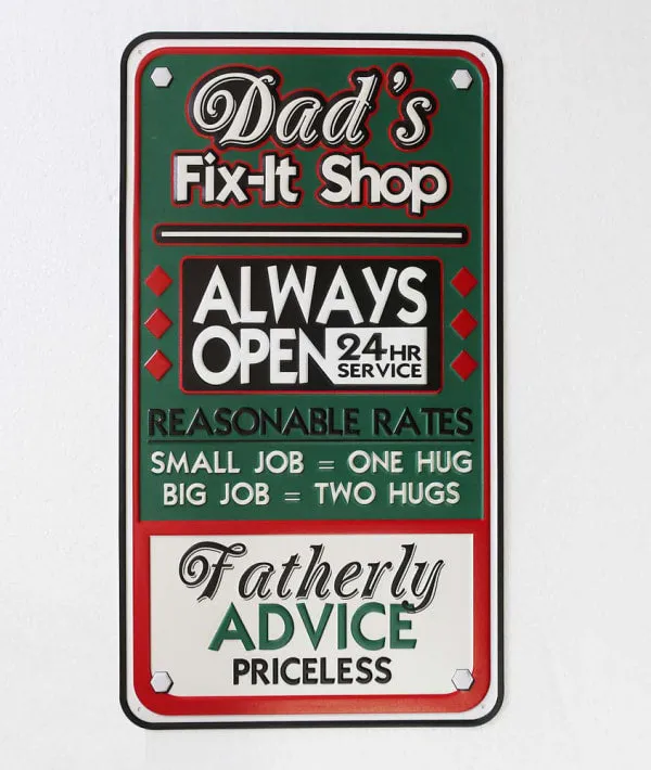 DADS FIX IT SHOP WALL ART