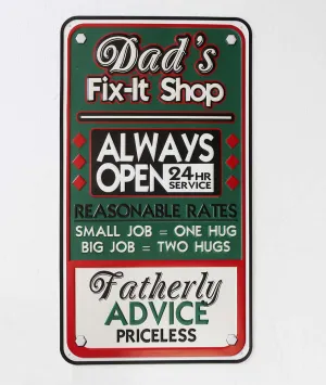 DADS FIX IT SHOP WALL ART