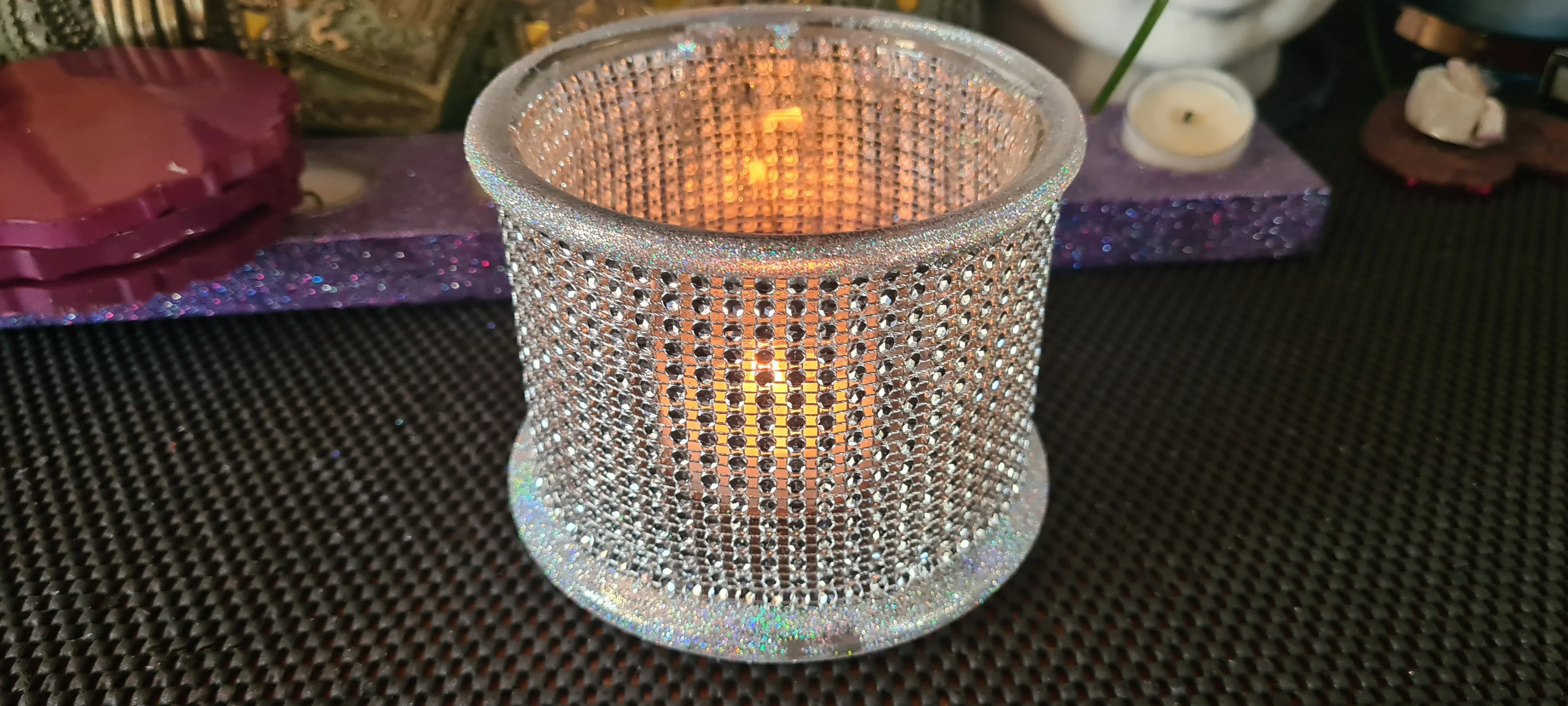 DIAMANTE APOTHECARY JAR
