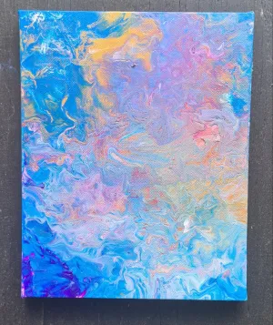 EARTH FLUID ART-painted by me