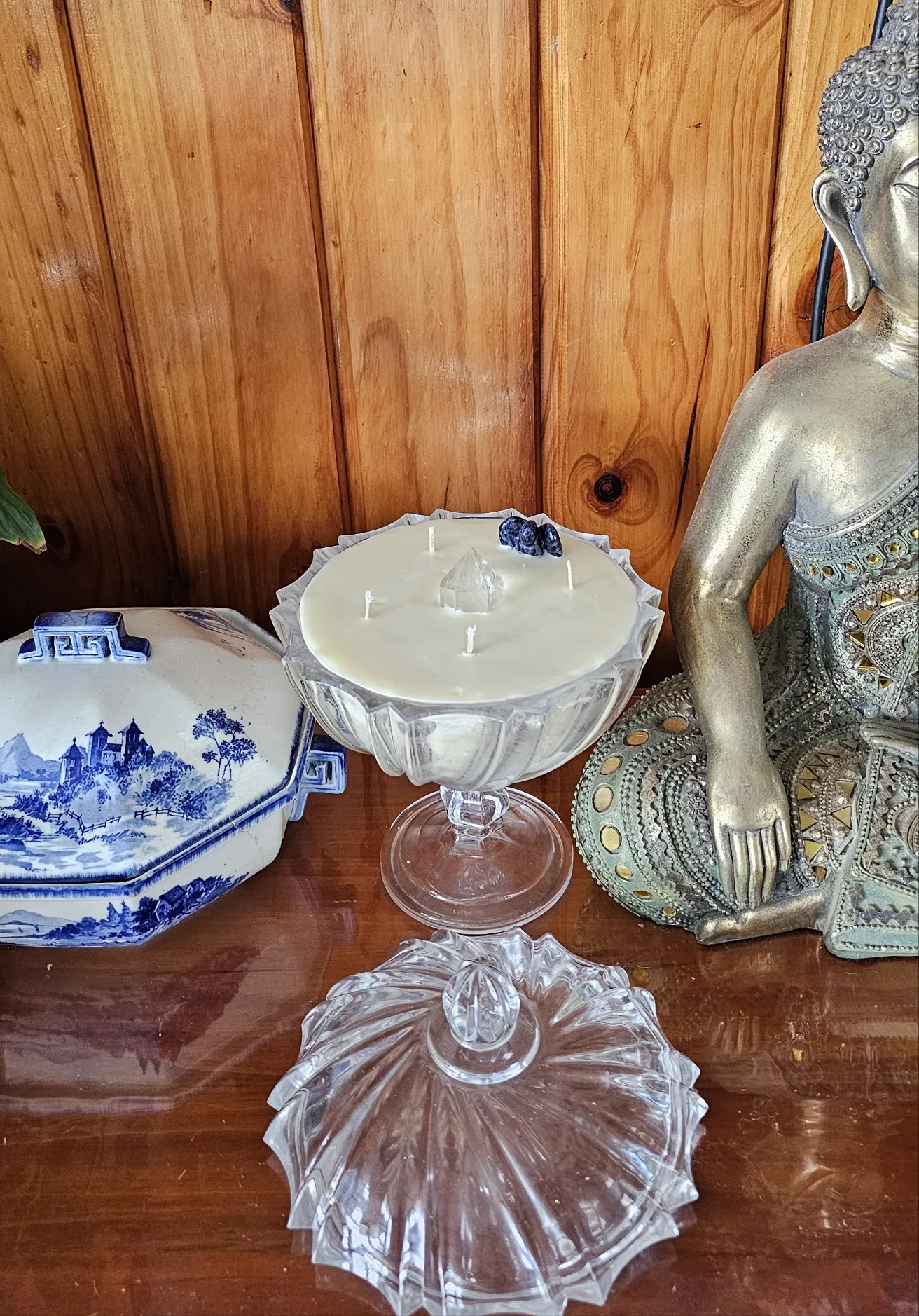EXQUISITE CRYSTAL 3 FRAGRANCES IN 1 CANDLE