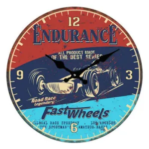 FAST WHEELS CLOCK