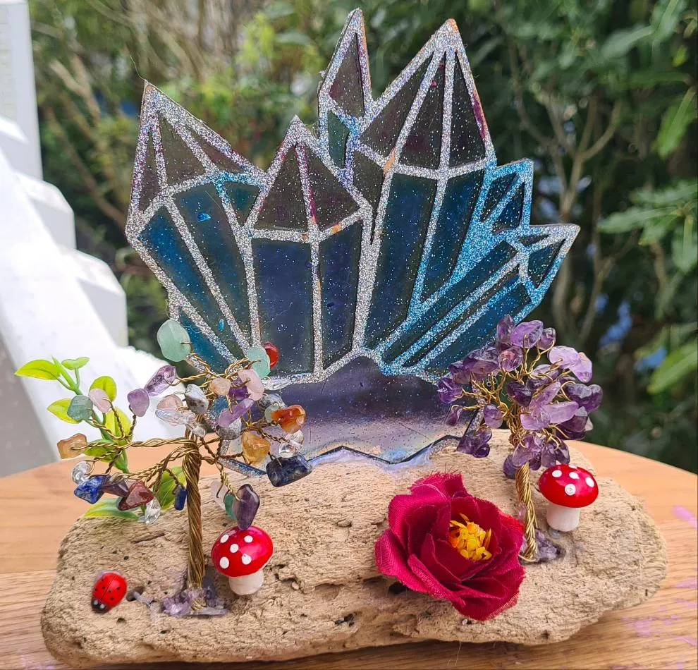 GEM TREES ON DRIFT WOOD