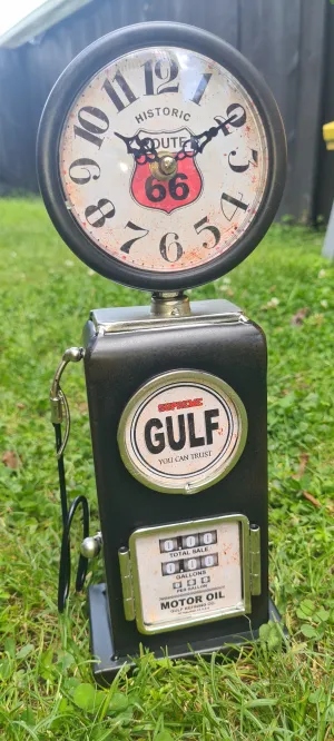 GULF PUMP CLOCK
