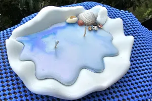HANDMADE SHELL CANDLE