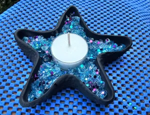 HANDMADE STARFISH CANDLE HOLDER