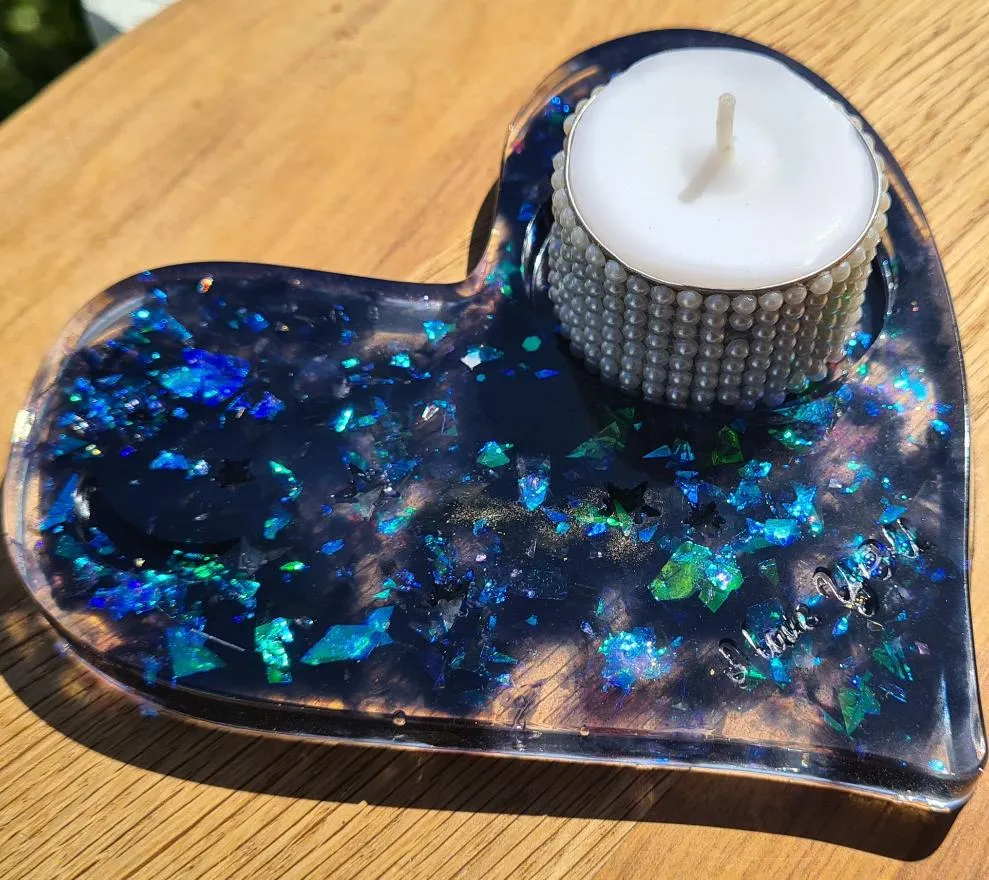 HANDMADE T LIGHT HOLDERS-made by me-loads of colours