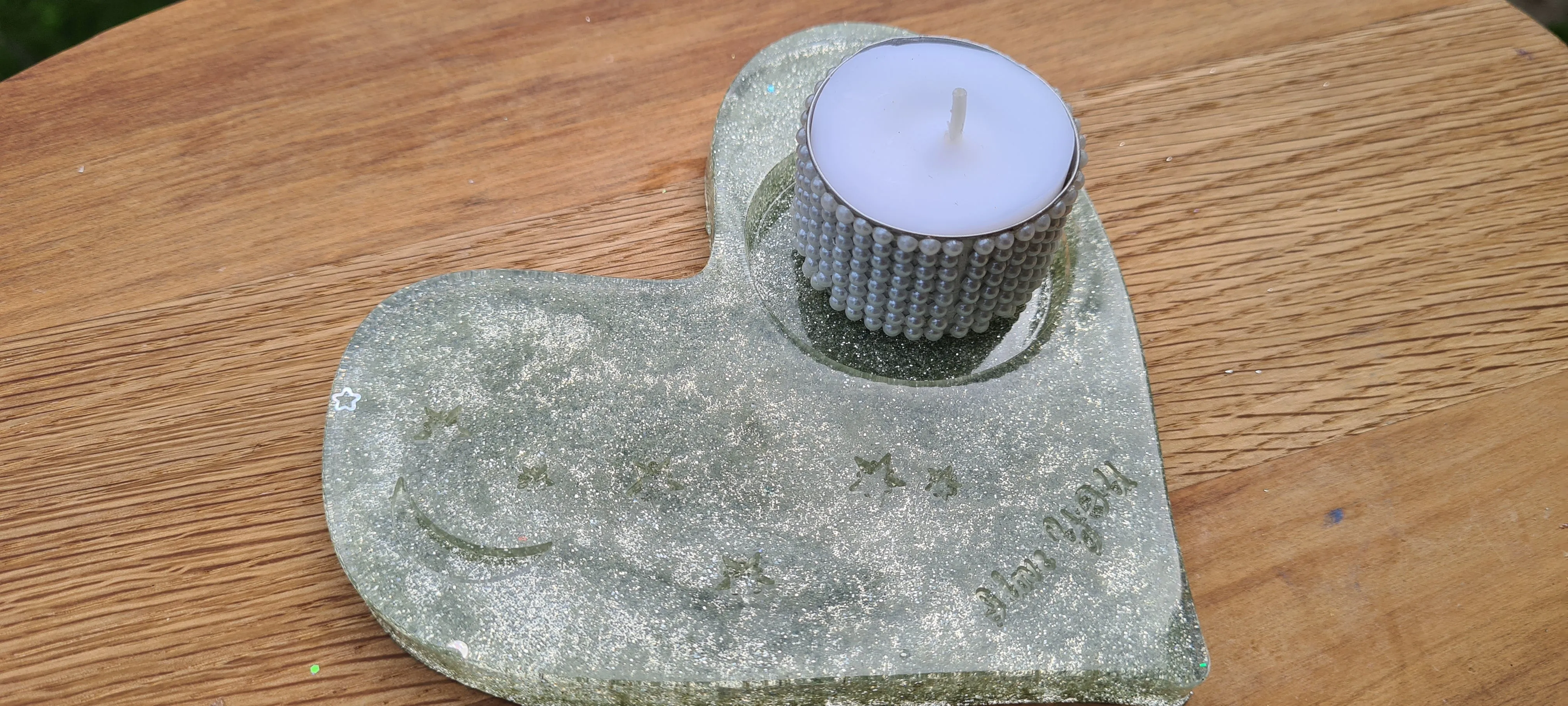 HANDMADE T LIGHT HOLDERS-made by me-loads of colours