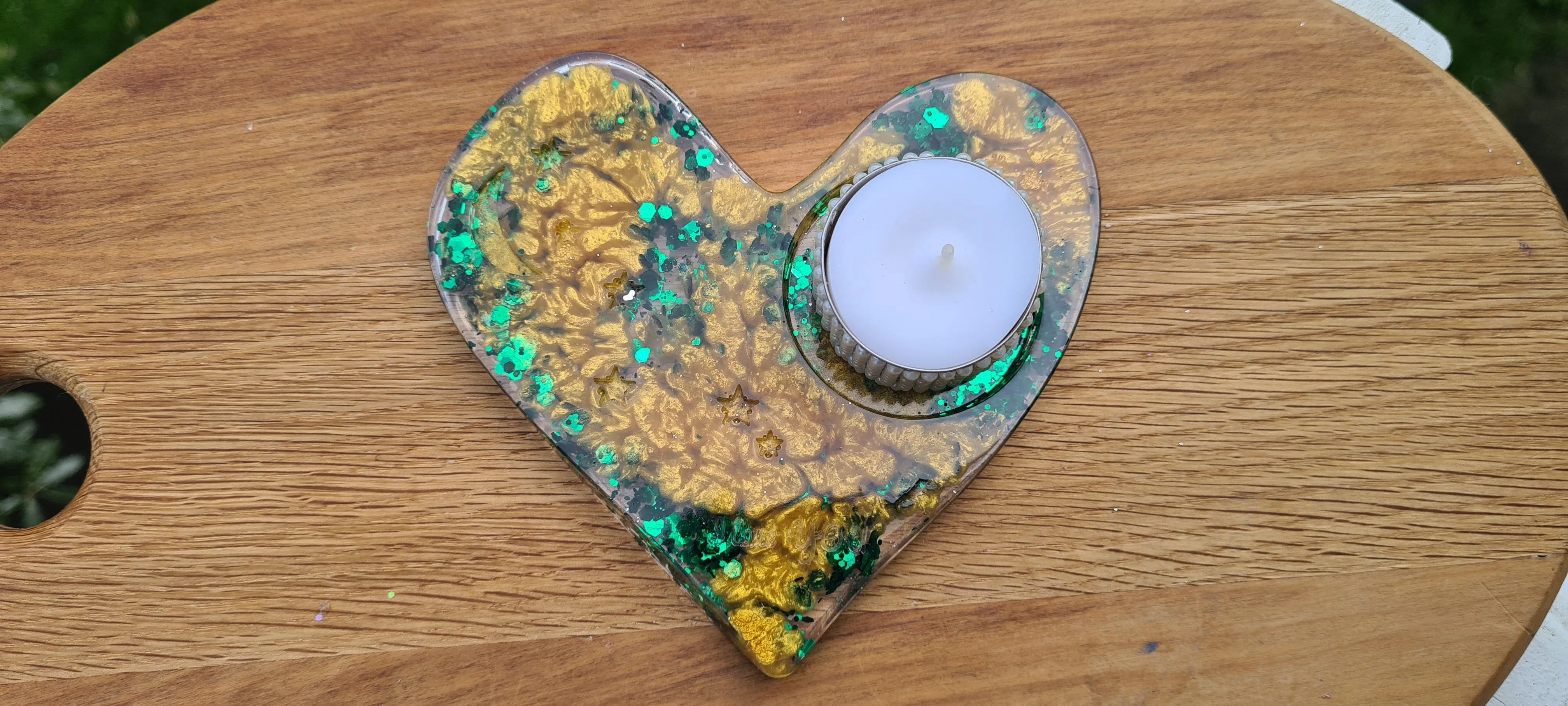 HANDMADE T LIGHT HOLDERS-made by me-loads of colours
