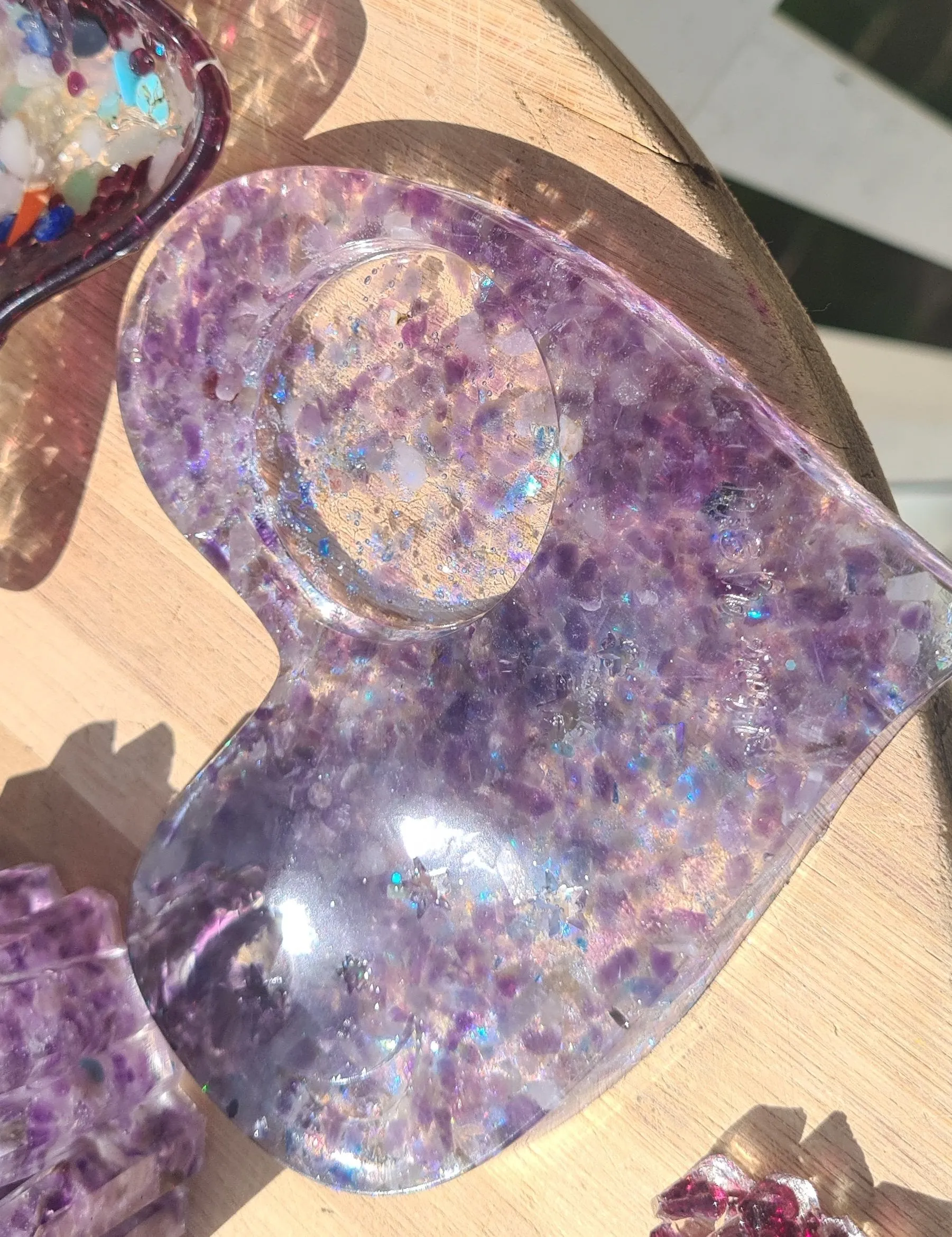 HANDMADE T LIGHT HOLDERS-made by me-loads of colours