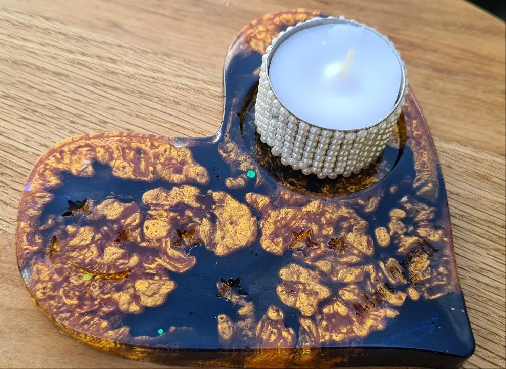 HANDMADE T LIGHT HOLDERS-made by me-loads of colours