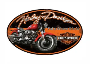 HARLEY DAVIDSON   METAL WALL ART