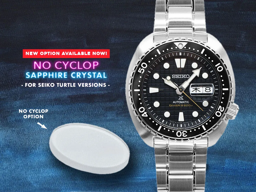 Sapphire Crystal Customization For Seiko Turtle