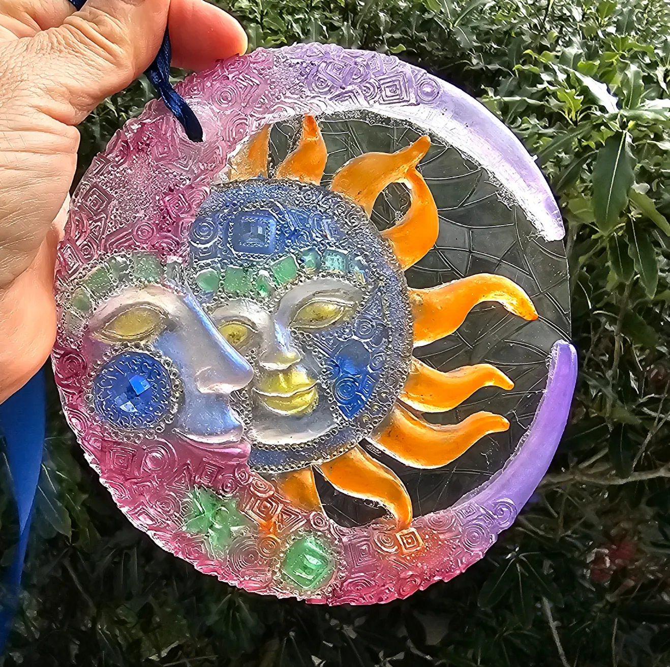 Sun moon handmade by me