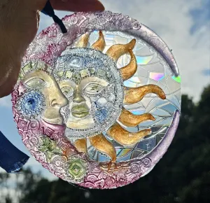Sun moon handmade by me