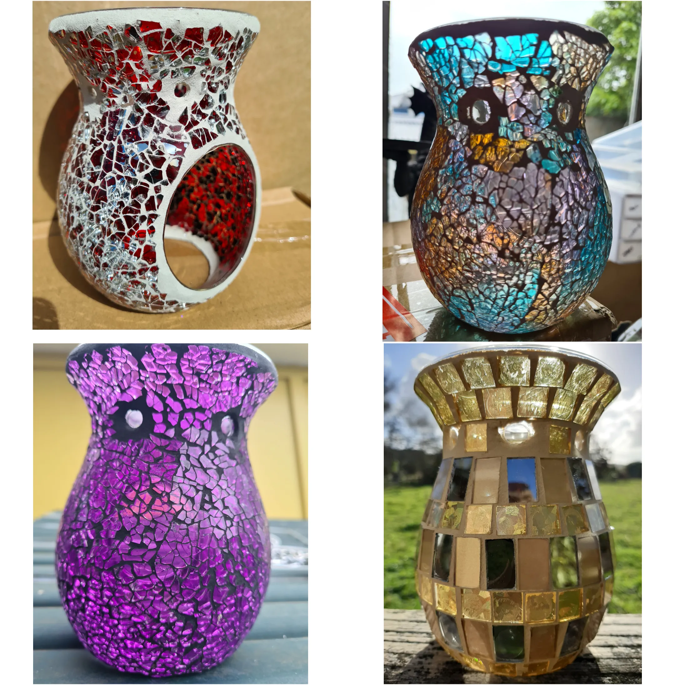 TURKISH MOSIAC WAX OR OIL/WATER WARMERs