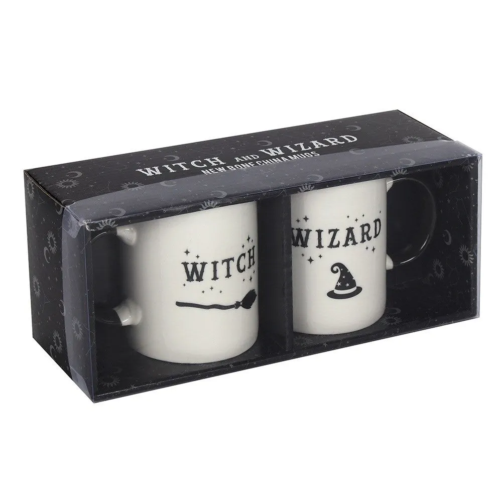 WITCH & WIZARD MUG SET